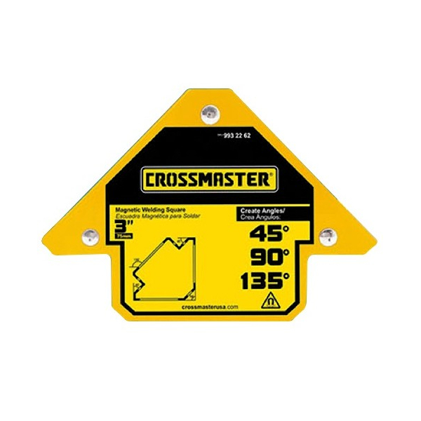 Escuadra Magnética Para Soldar Ángulos 75mm 11kg Crossmaster