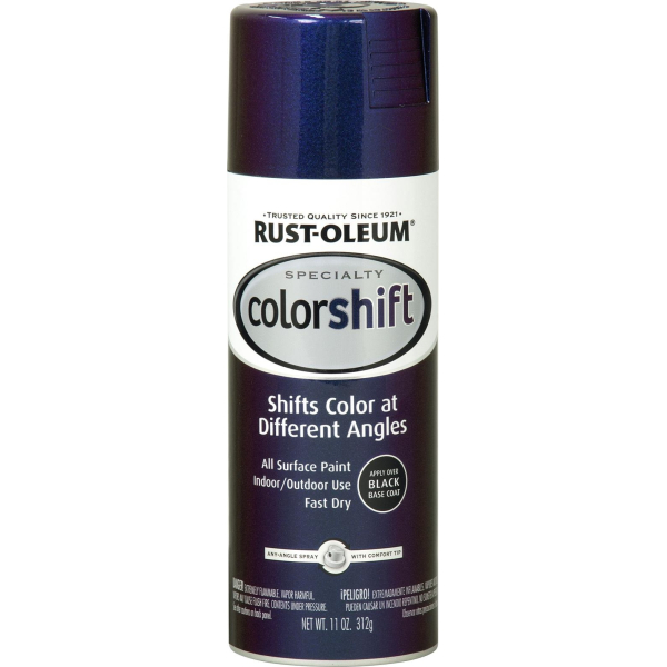 Pintura Aerosol Cambio De Color Galaxia Azul Rust Oleum