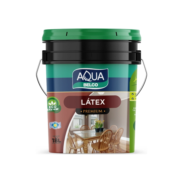 Pintura Latex Premium Super Lavable Belco Aqua 18 LT