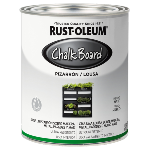 Pintura para Pizarrón Negro Mate Chalk Board Rust Oleum