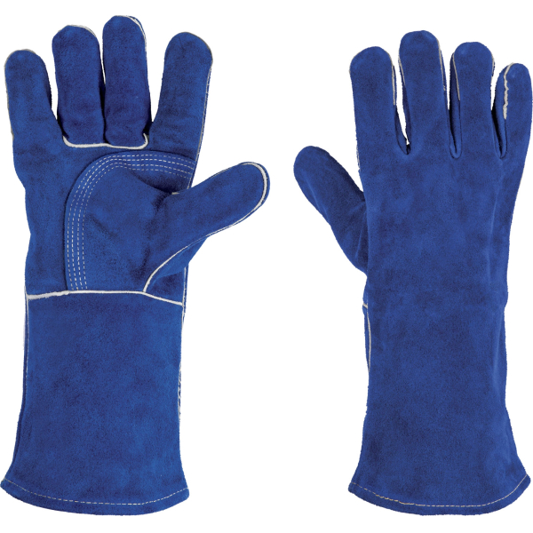 Guantes de Soldar Cuero Azul Truper GU-515