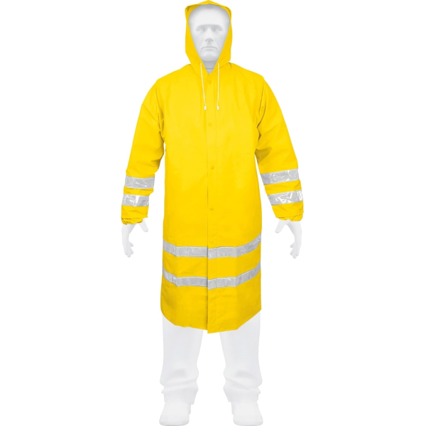 Pilot Impermeable Lluvia PVC Amarillo Reflectivo Truper