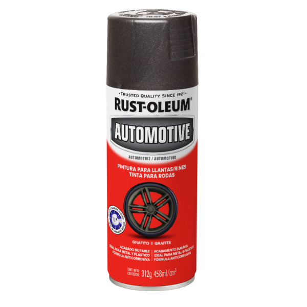 Pintura Aerosol Llantas Rust Oleum Automotive Grafito