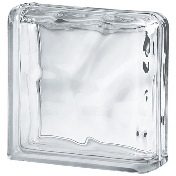 Ladrillo Vidrio Nube 19x19cm DOUBLE END