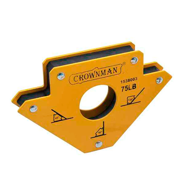 Escuadra Magnética para Soldar 45º 90º 135º Crownman