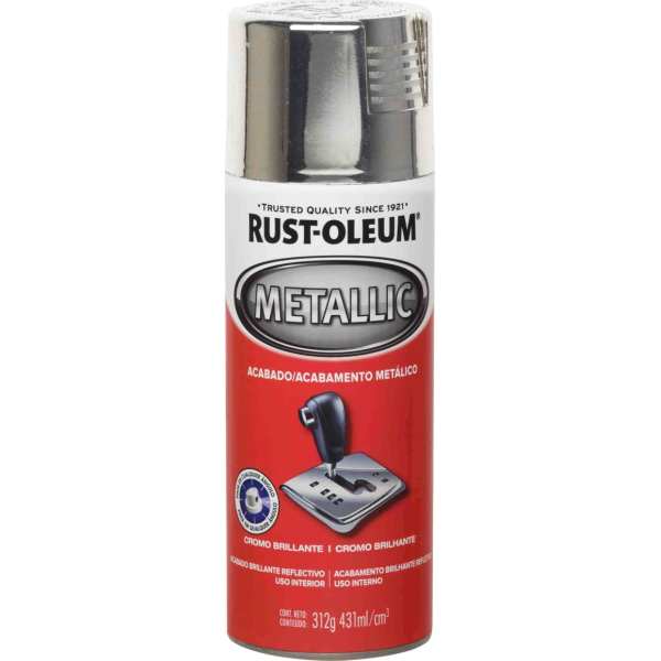 Pintura Metálica Cromo Autos Automotive Rust Oleum