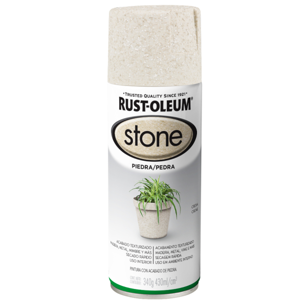 Pintura Texturada Piedra Stone Crema Rust Oleum