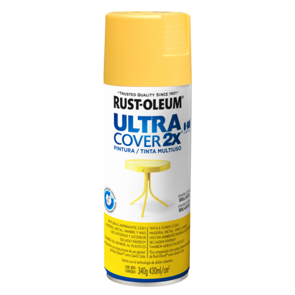 Pintura Amarillo Sol Brillante Ultra Cover Rust Oleum