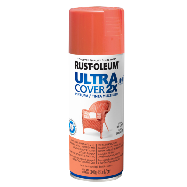 Pintura Coral Brillante Ultra Cover Rust Oleum