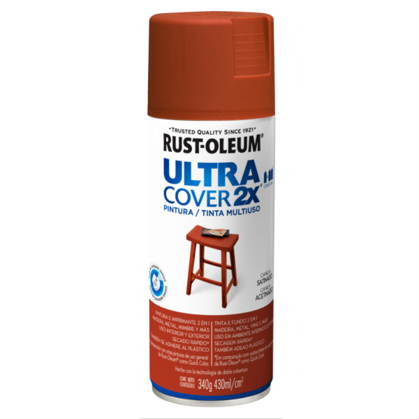 Pintura Canela Satinado Ultra Cover Rust Oleum
