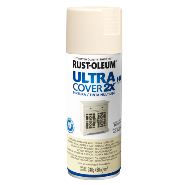 Pintura Blanco Viejo Satinado Ultra Cover Rust Oleum