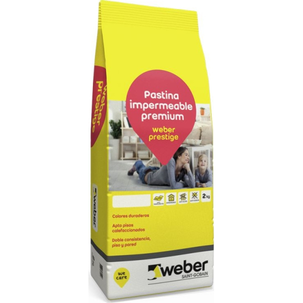 Pastina Alta Prestación Porcelanato Cerámica Weber Prestige