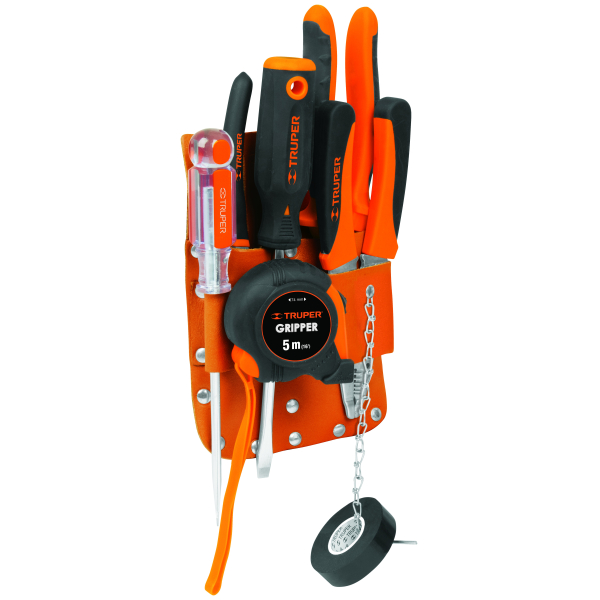 Porta Herramientas Cuero Para Cinto Truper POR-HE7E