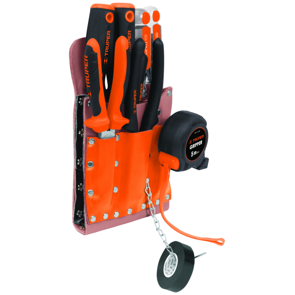 Porta Herramientas Cuero Para Cinto Truper POR-HE11
