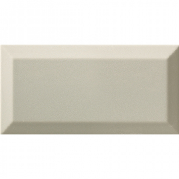 Cerámica Pared Ladrillo Biselado 10x20cm Light Grey Brillant Ribesalbes