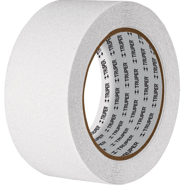 Cinta Antideslizante Blanca 50mm Rollo 5mt Truper