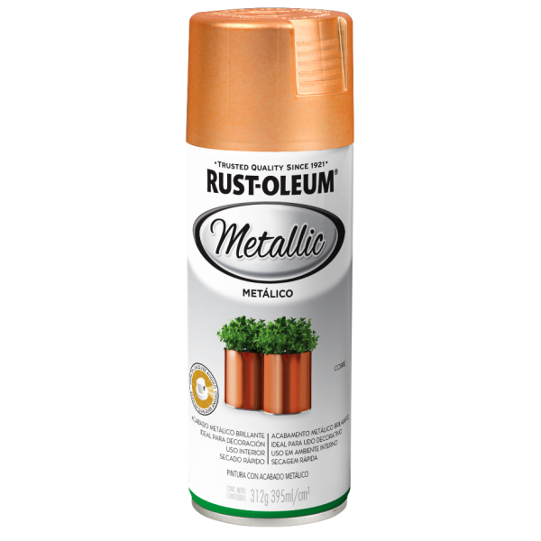 Pintura Metálica en Aerosol Rust Oleum Metallic Cobre