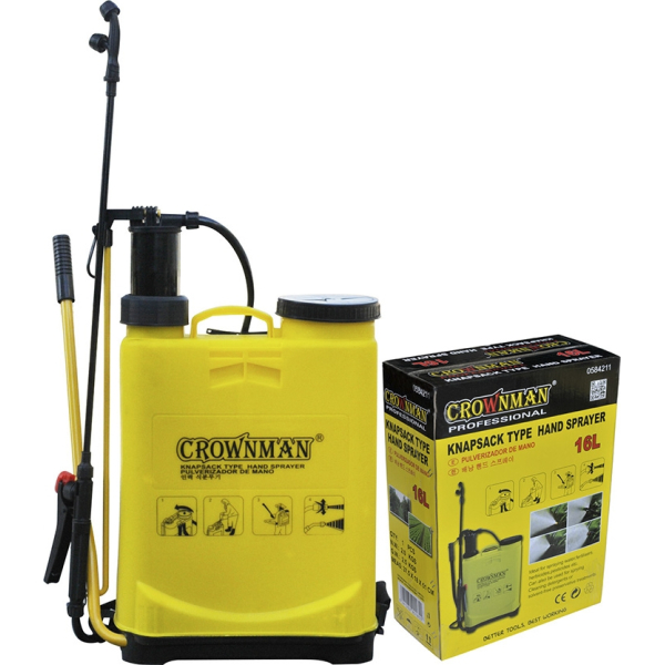 Fumigador Pulverizador De Mochila 16 Lt Crownman