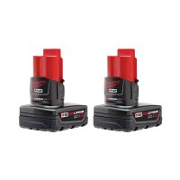 Batería 12 V 4,0 Ah M12 REDLITHIUM XC4.0 Pack x 2 Milwaukee 48-11-2442