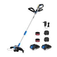 Bordeadora a Batería 20V con 2 Baterías 2 Ah y Cargador Deko DKGT2001BL-S2