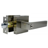 Cerradura de Manivela Tubular Satinada con Llave BEST VALUE