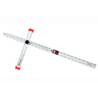 Escuadra T de Aluminio Ajustable para Drywall 120 cm Kapro 317