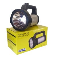 Foco LED Recargable 5 W Batería Litio