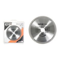 Hoja de Sierra Circular para Aluminio 210 mm 72 Dientes Buje 30 mm Yato YT-6093