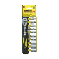 Juego 13 Bocallaves Hexagonales Encastre 1/4" Crownman STP-01.0013A