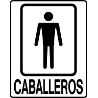 Letrero «Caballeros» Best Value