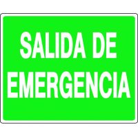 Letrero «Salida de Emergencia» Best Value
