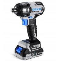 Llave de Impacto 1/2" 320 Nm 20V Brushless con Batería 2 Ah y Cargador Deko DKBW20XL01-H10