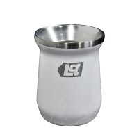 Mate Inoxidable 300 ml Color Blanco