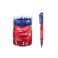 Pack 36 Marcadores Punta Fina Azul INKZALL Milwaukee 48-22-3180