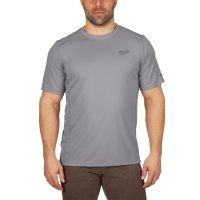 Remera Manga Corta WORKSKIN Gris Talle M Milwaukee 414G-M
