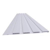 Tablilla PVC Ripado Blanco 3 m