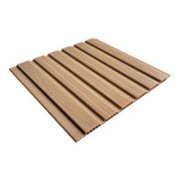 Tablilla PVC Ripado Castaño 7 mm 6,02 m