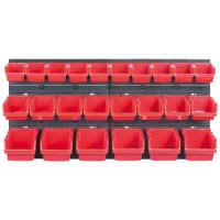 Set 2 Tableros 40 x 40 cm con 24 Gavetas para Pared Orderline Kistenberg KOR2-S411