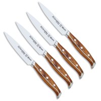 Set 4 Cuchillos Chuleteros Wagyu 3 Claveles 1048