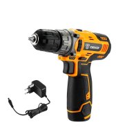 Taladro Atornillador 10 mm 12V con Batería 1,5 Ah y Cargador Deko DKCD12XL01-H5