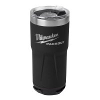Vaso Térmico Packout 0,6 Litros Negro Milwaukee 48-22-8392B