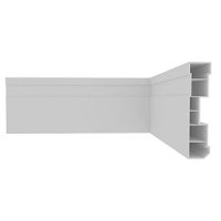 Zócalo PVC Nobre Blanco 7 cm