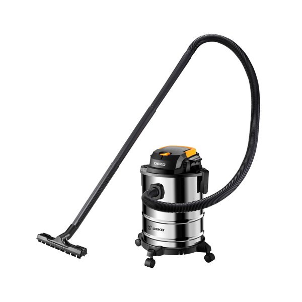 Aspiradora Agua y Polvo 15 L Depósito de Acero Inoxidable Deko DKEIVCB120C1