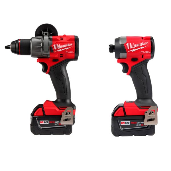 Combo Taladro Percutor y Atornillador M18 FUEL con 2 Baterías 5,0 Ah Milwaukee 3697-259
