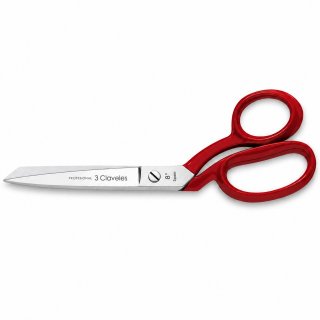 Tijera Sastre 8'' Acero Mango Esmaltado 3 Claveles