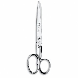 Tijera Modista Costura 7'' 18cm Acero 3 Claveles España