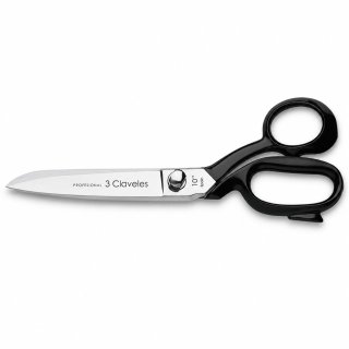 Tijera Sastre 12'' Acero Mango Esmaltado 3 Claveles