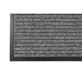Alfombra Duo Negro Vinil y Tejido 1,90 x 6 m Rollo