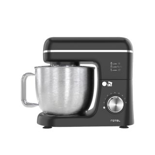 Batidora Planetaria 1500 W Bowl de Acero Inoxidable 5 Litros Negra Rotel 72794