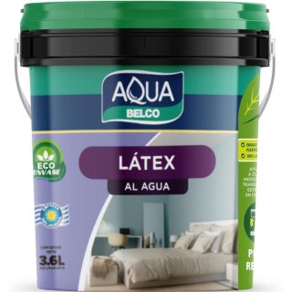 Pintura Látex Antihongos AQUALÁTEX Aqua Belco 18lt